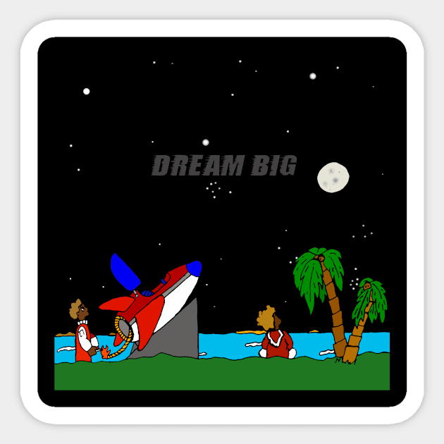 Dream Big Sticker by OffWrldd